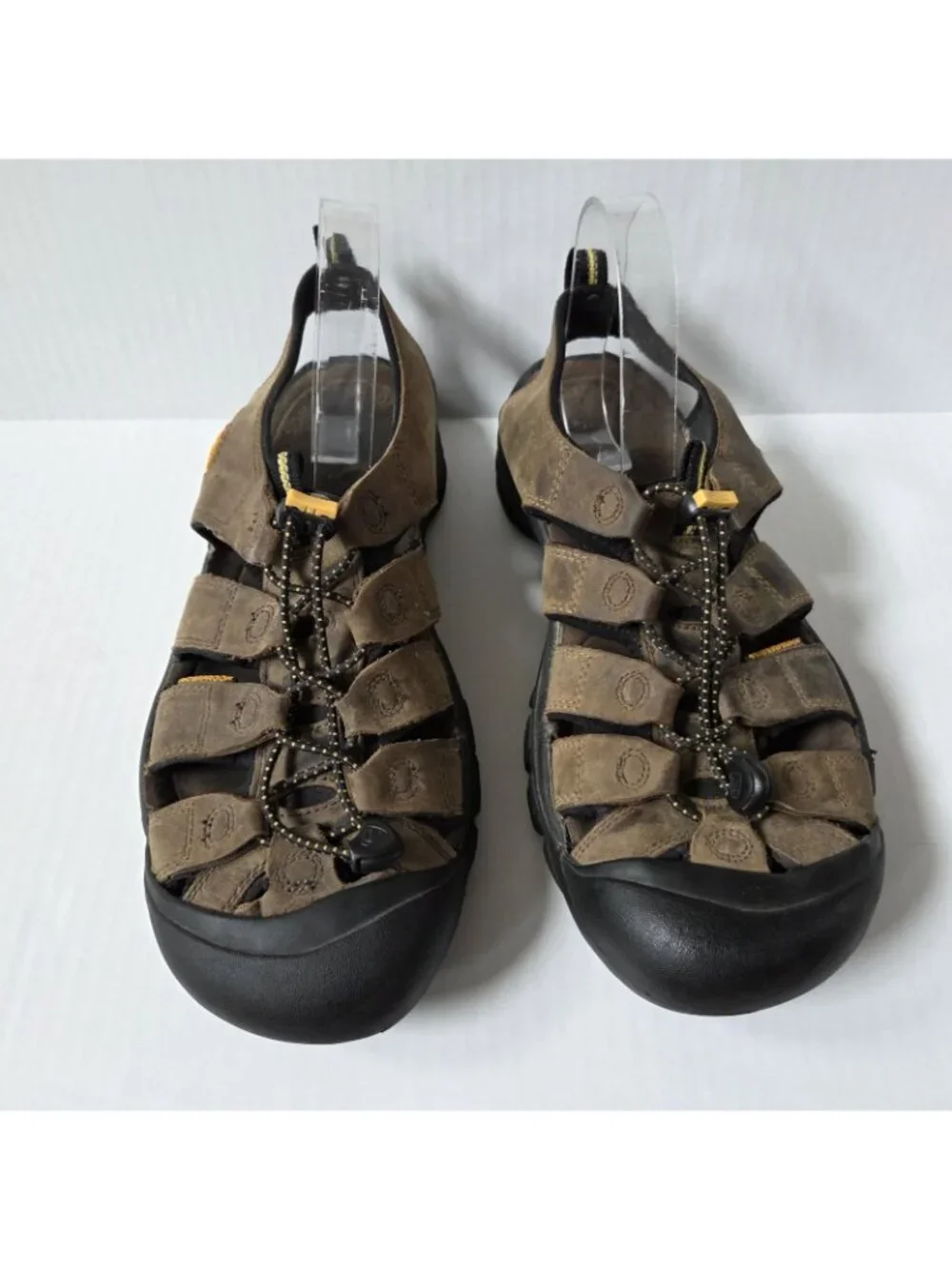 Keen Sandals Mens 11.5 Brown Leather Newport Hiking Trail Shoes Waterproof